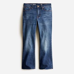 EUC J.Crew demi boot cropped jean in lantern wash